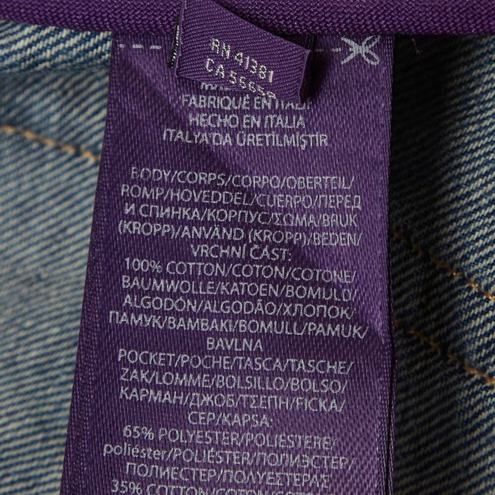 Ralph Lauren Purple Label Blue Washed Denim Slim Fit Jeans Xl/waist 36" - Picture 6 of 6